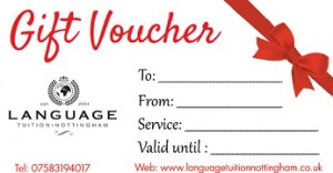 Gift Certificate-LanguagTuition New